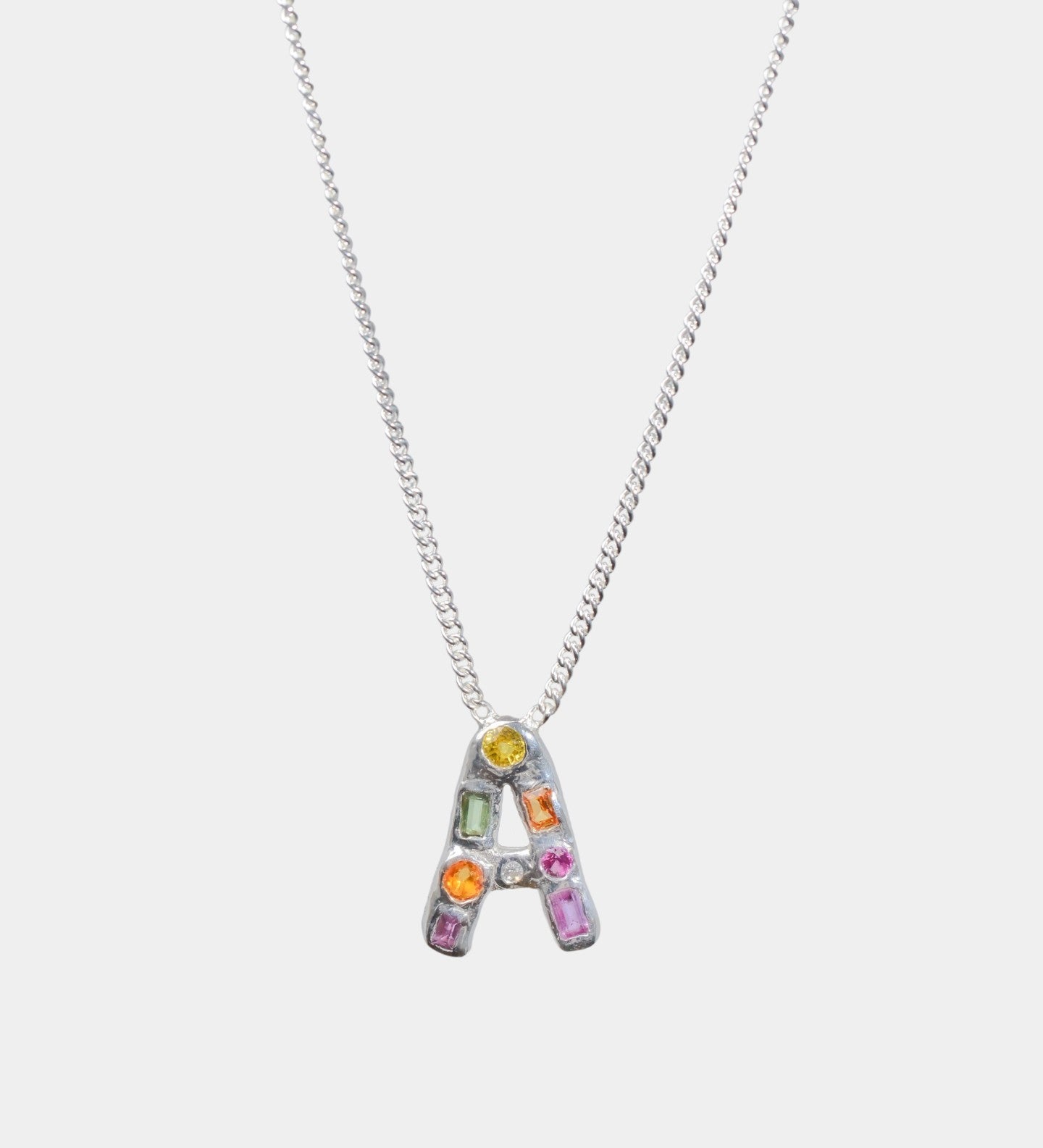 Sapphire Alphabet Necklace – Millie Savage