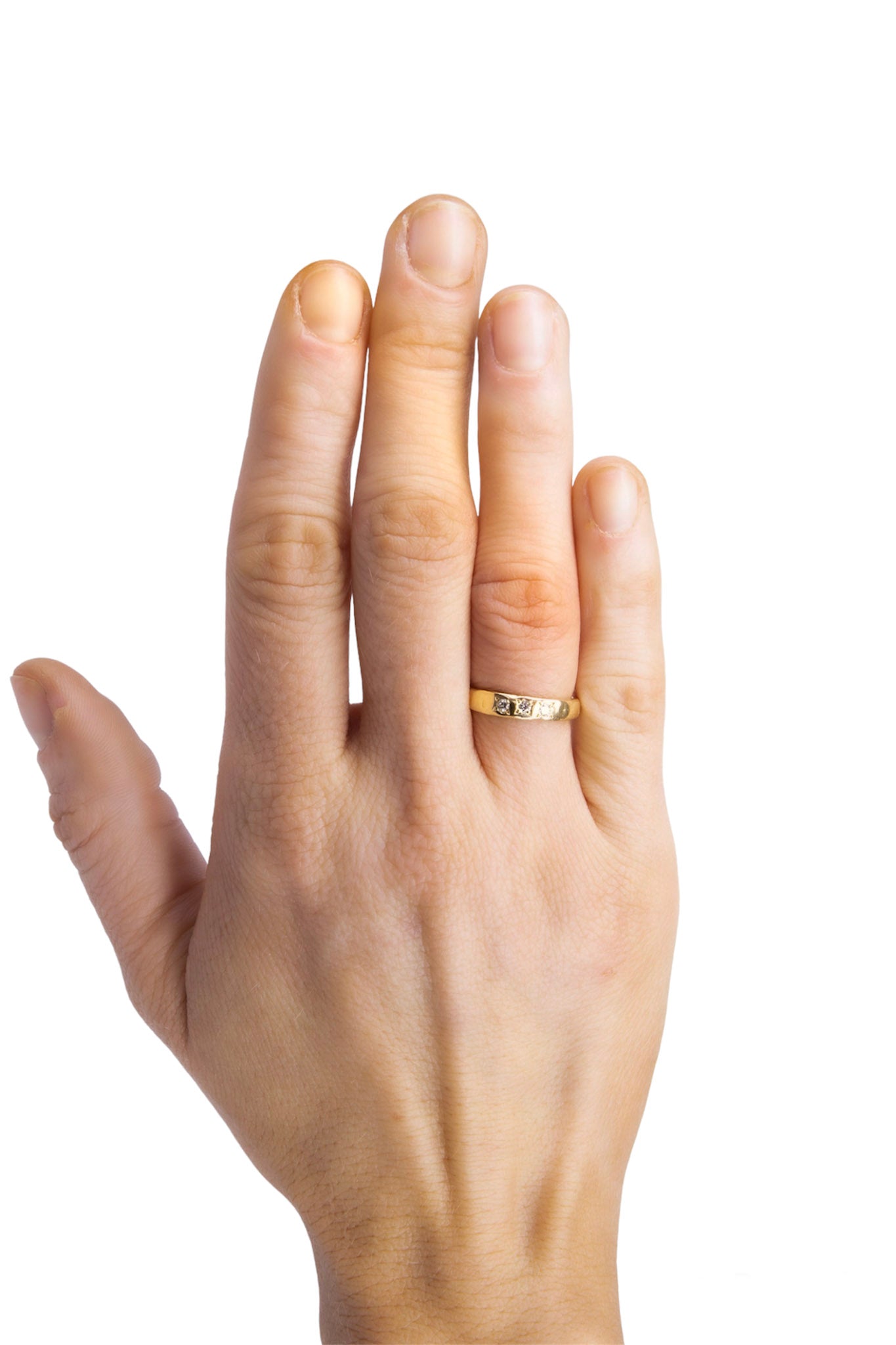 Ditzy Diamond Stacker Ring