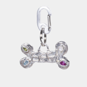 Bedazzled Bone Pet Tag