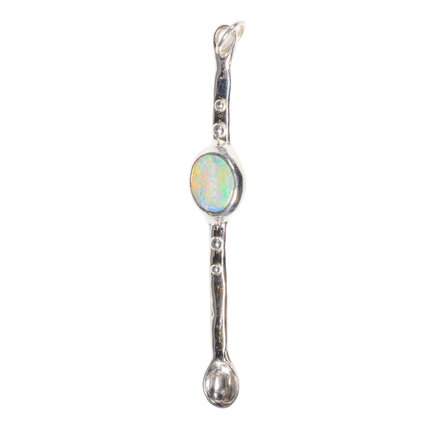 Round Opal Spoon