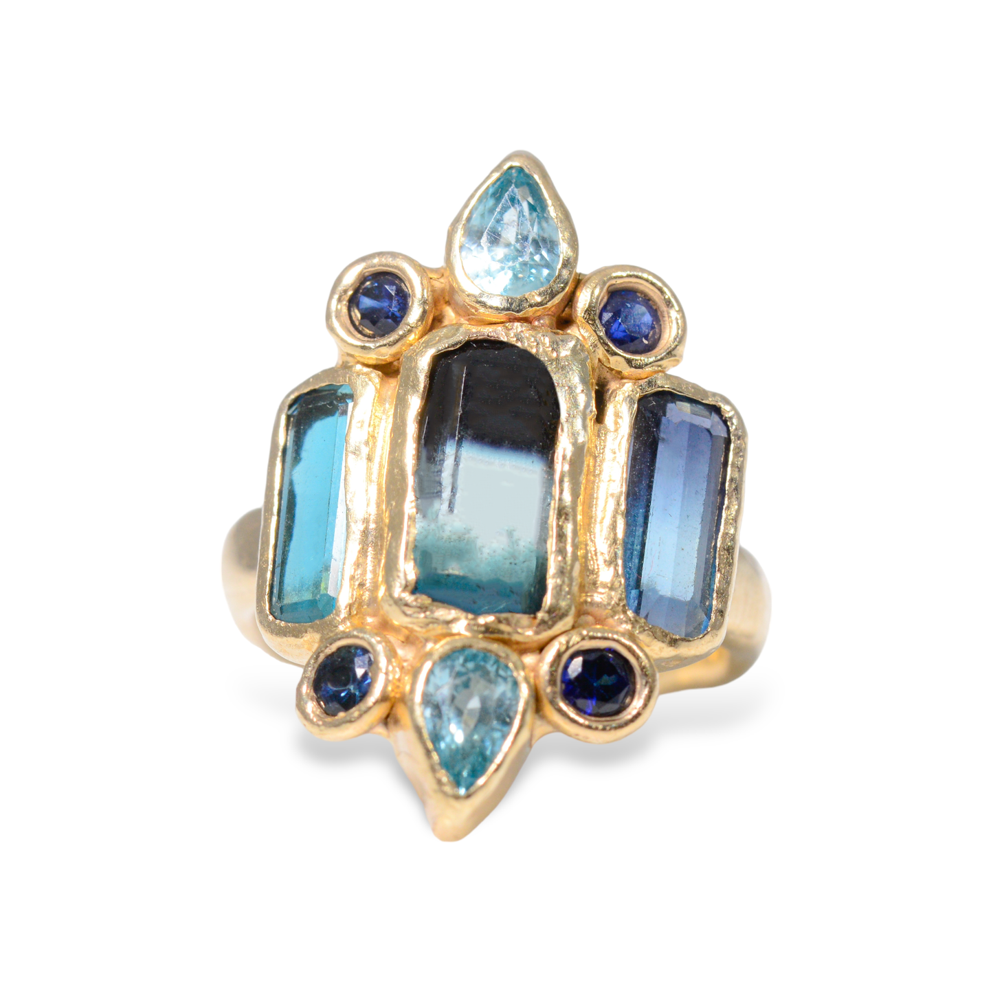 Blue Stripes Ring