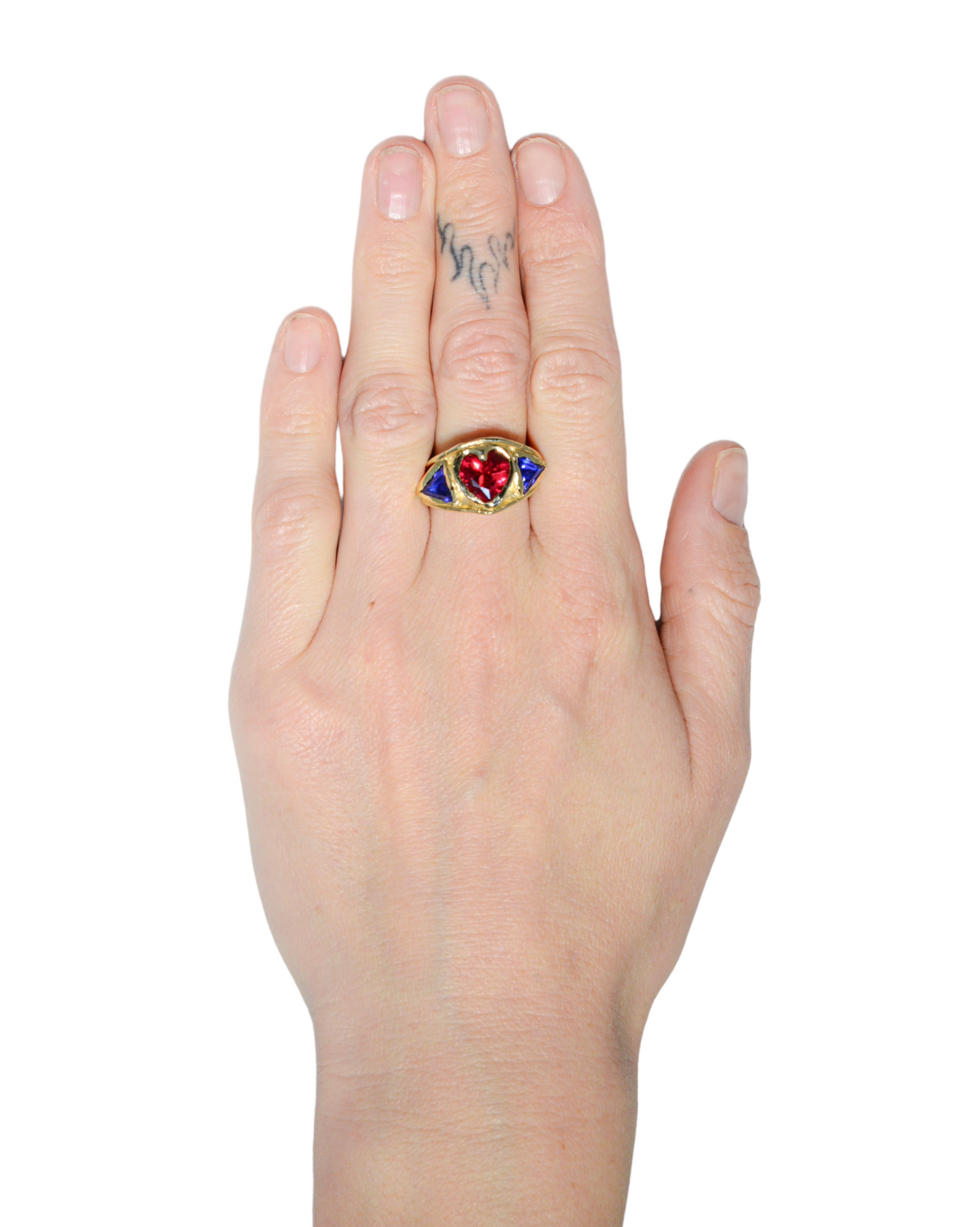Outward Heart Ring