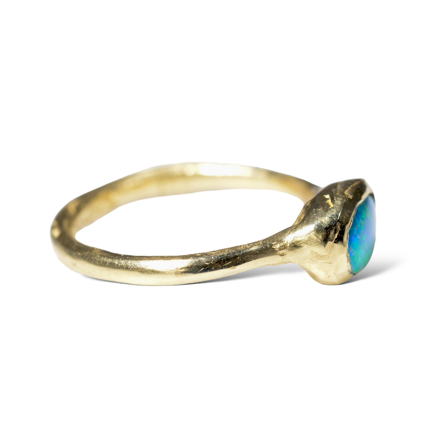 Opal Droplet Ring
