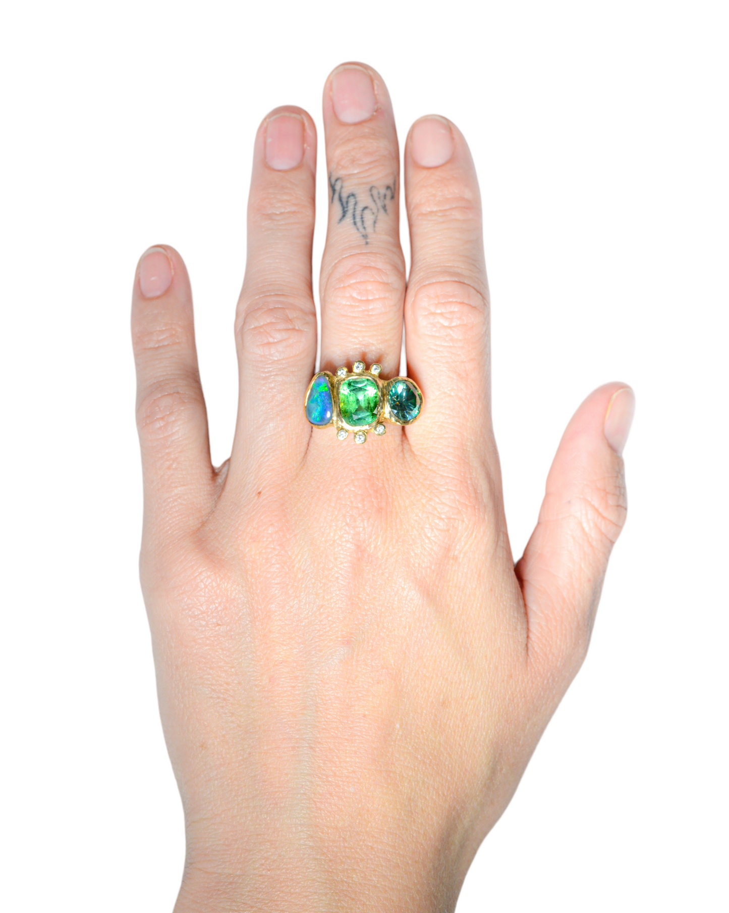 Bangin' Buttons Ring