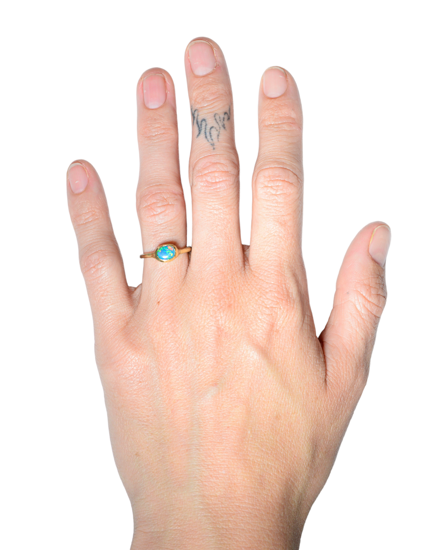 Opal Droplet Ring
