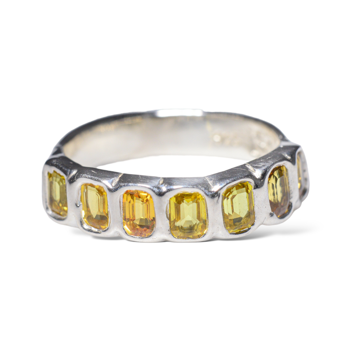 Yellow Sapphire Stacker Band