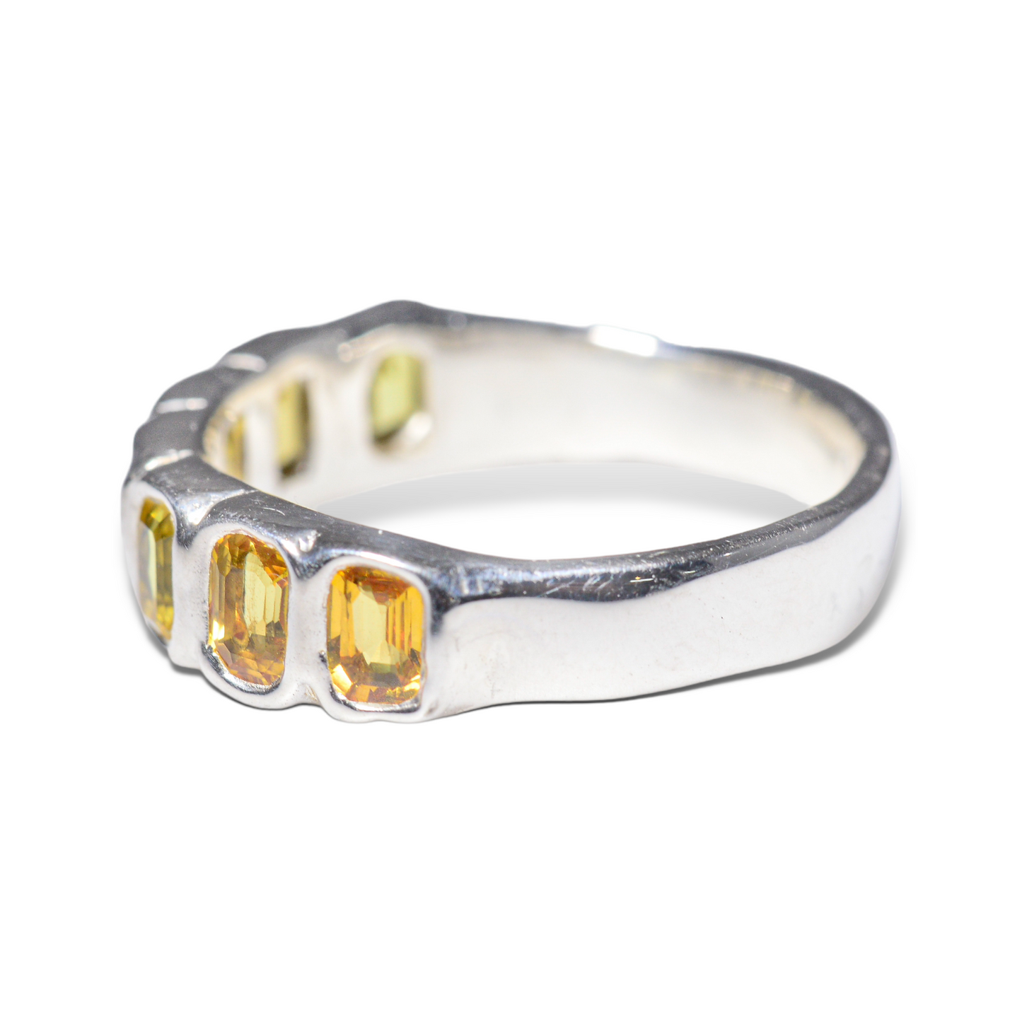 Yellow Sapphire Stacker Band