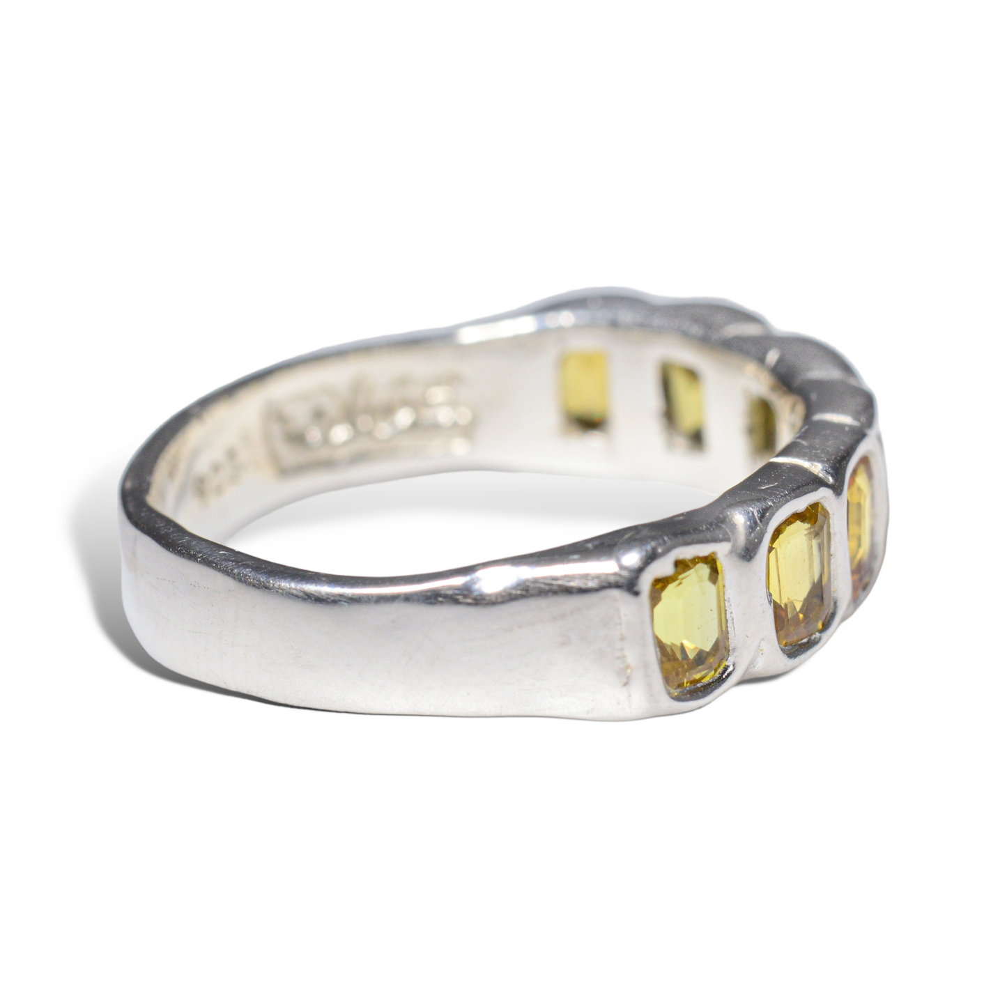 Yellow Sapphire Stacker Band