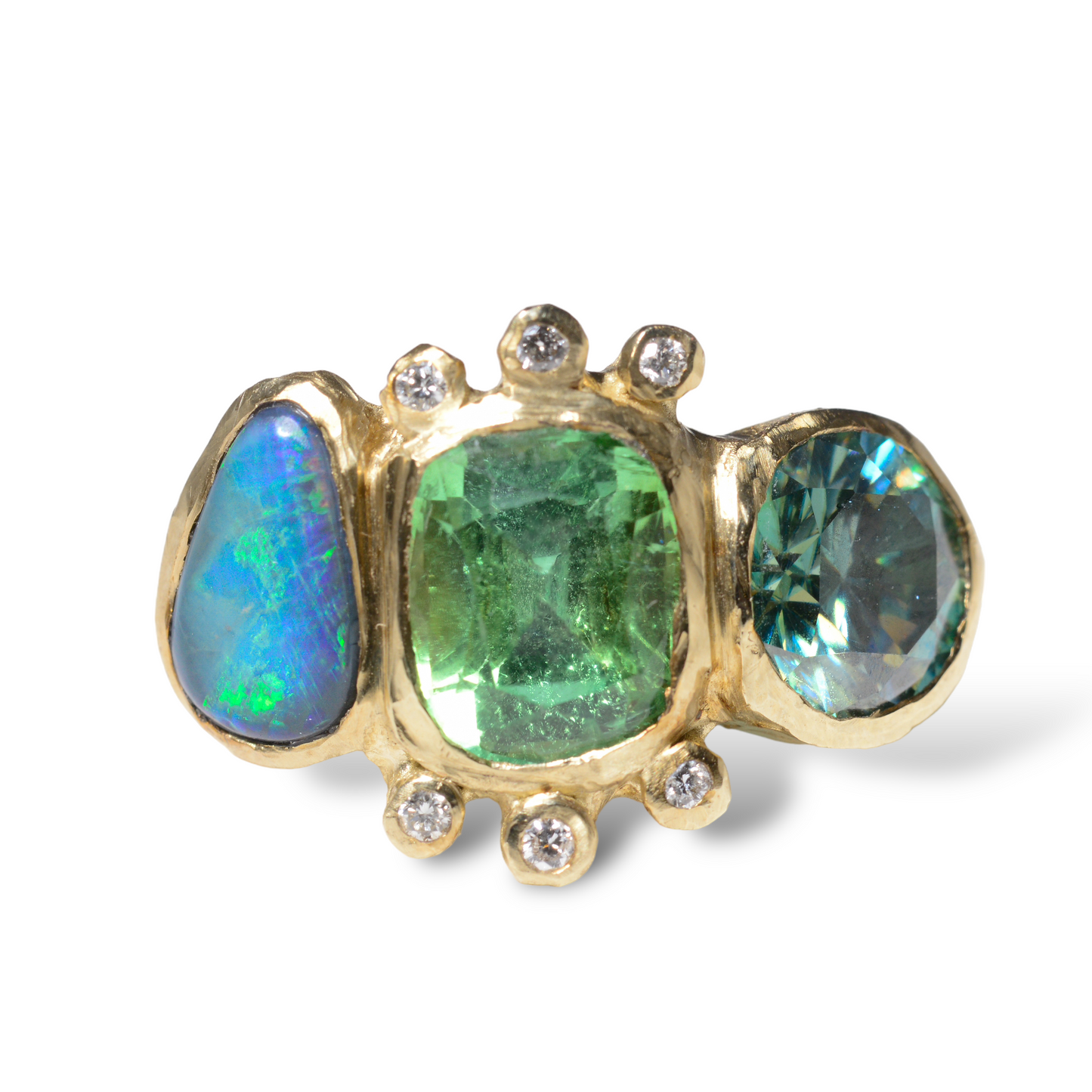 Bangin' Buttons Ring