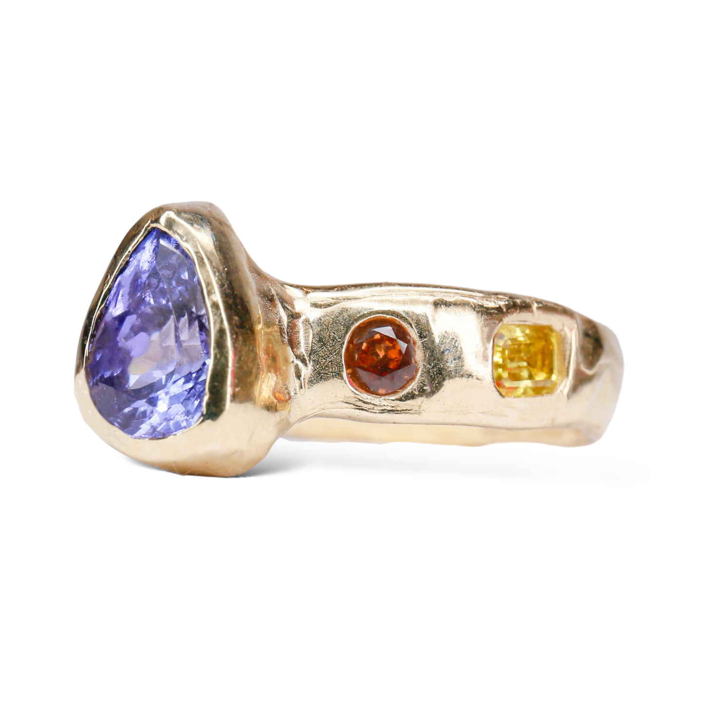 Tanzanite Tears Ring