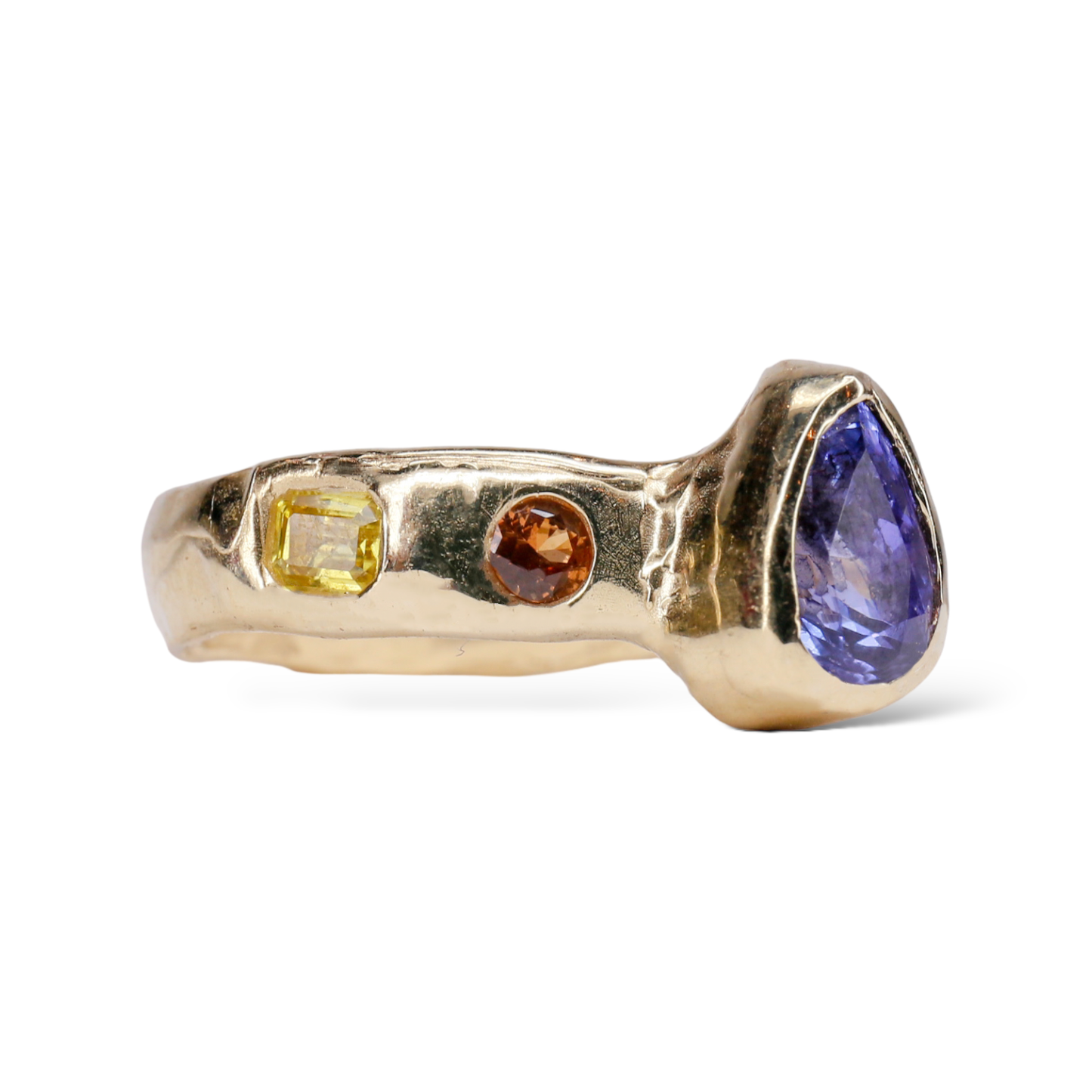 Tanzanite Tears Ring