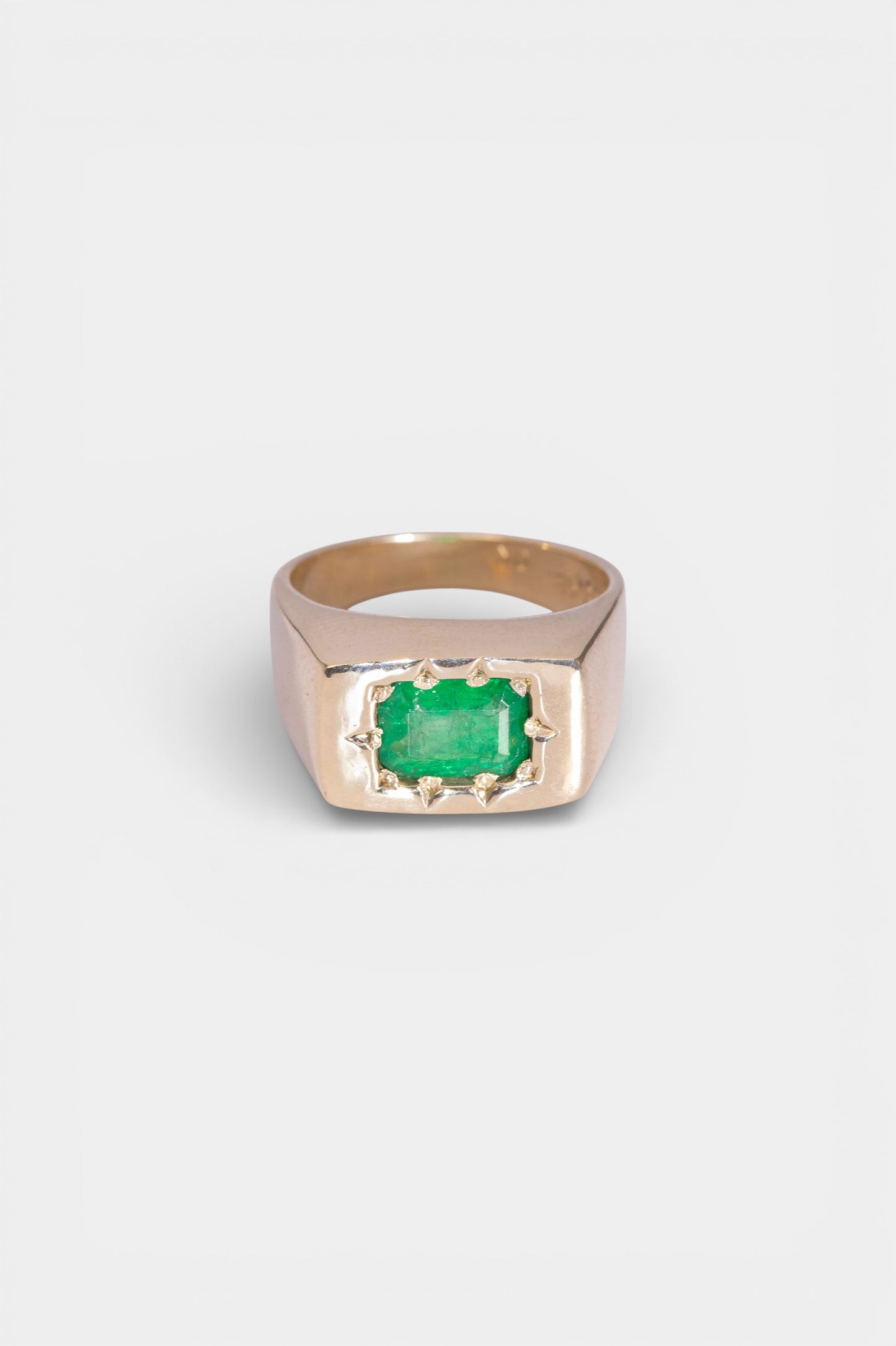 The Gilded Emerald Signet