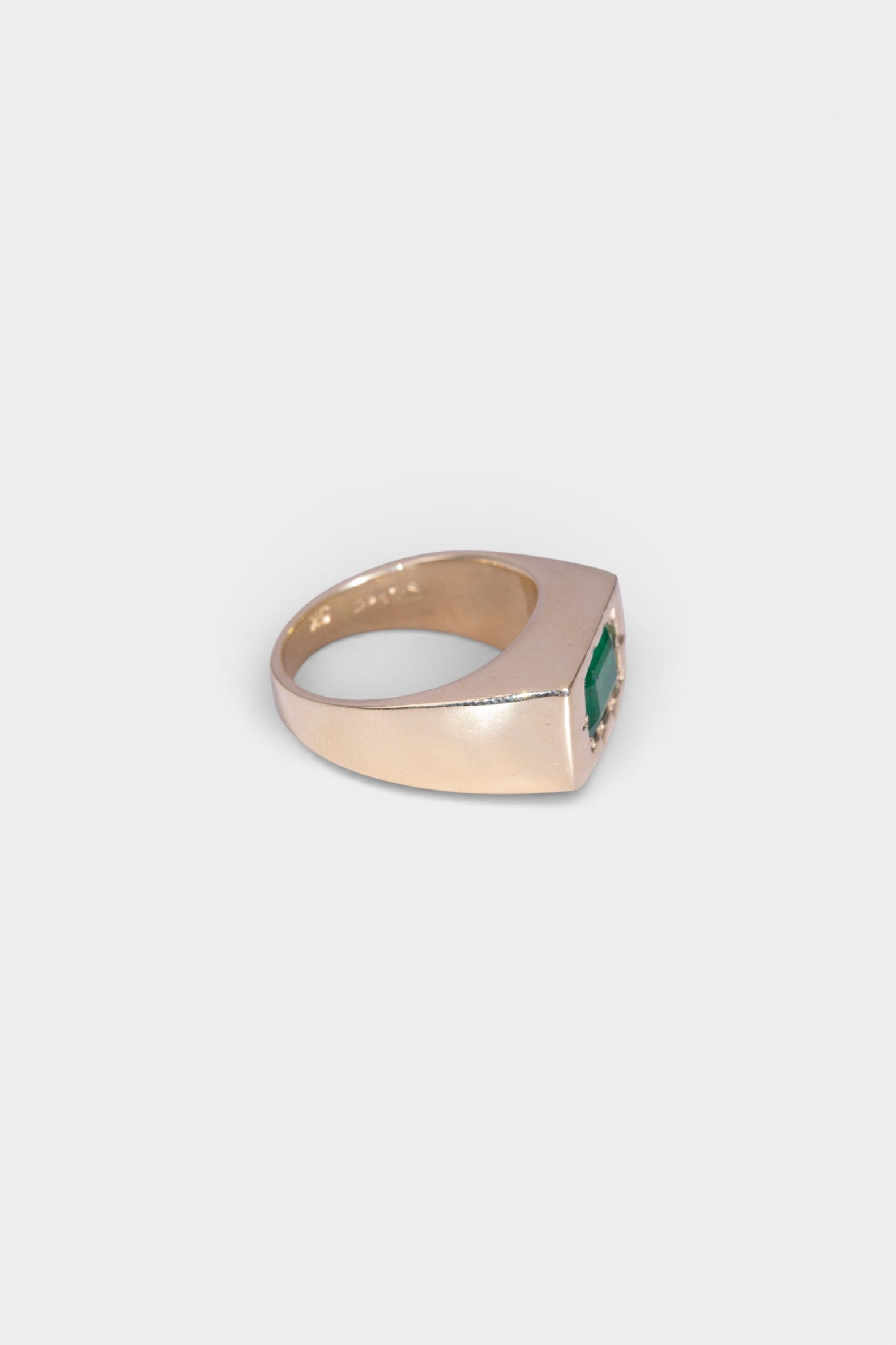 The Gilded Emerald Signet
