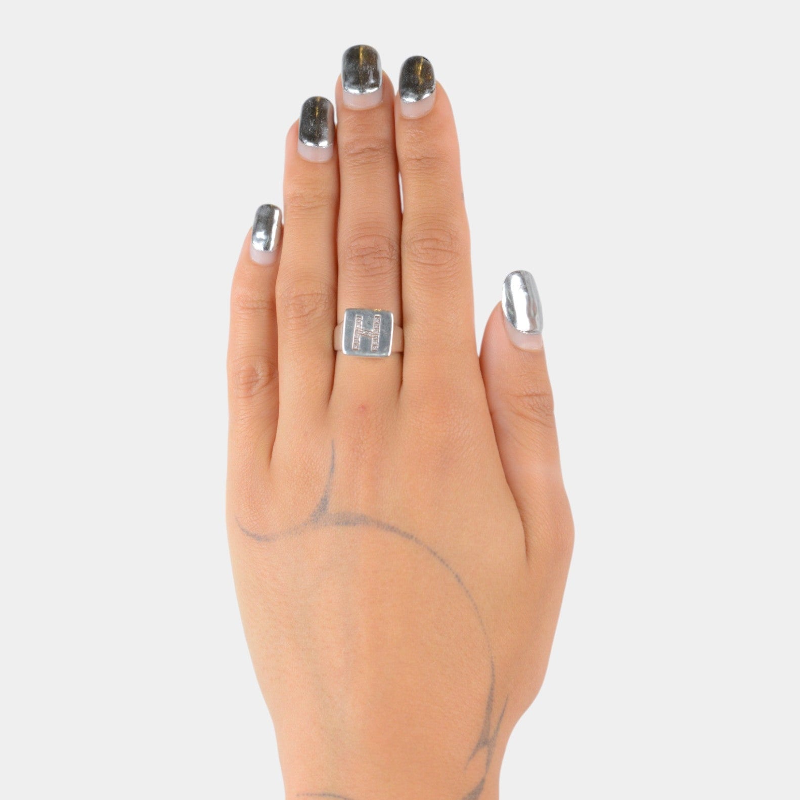 Initial Signet Ring