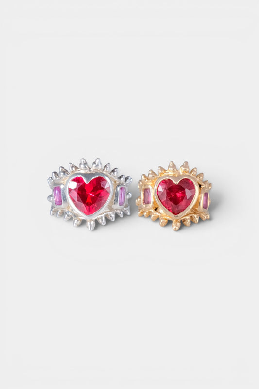 Ruby Heart Ring