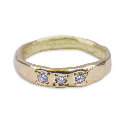 Ditzy Diamond Stacker Ring