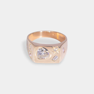Amorini Signet Ring
