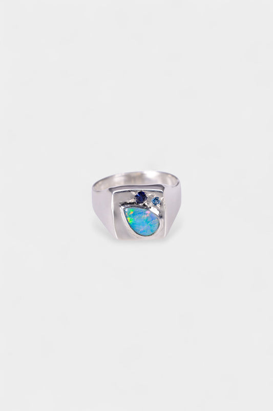 Offset Signet Ring