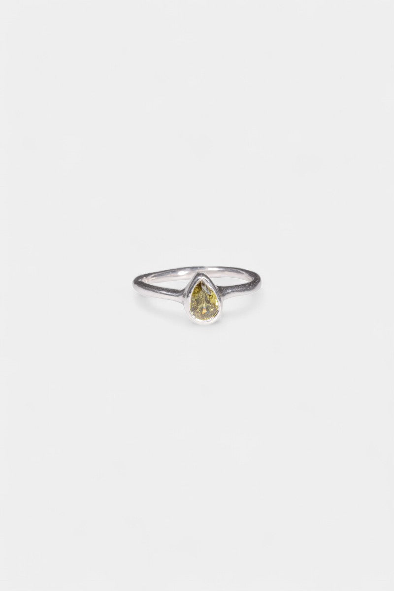 Sapphire Droplet Ring No.34