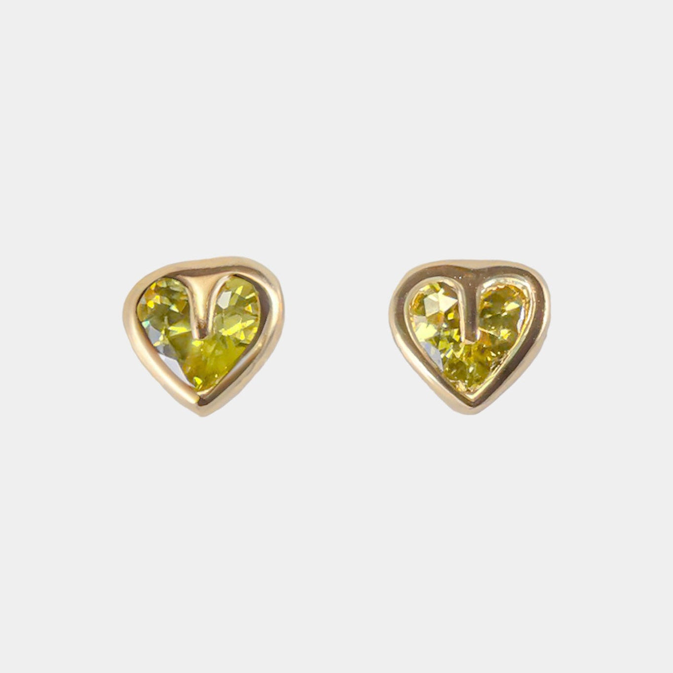 Tiny Heart Studs