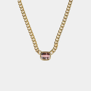 Baby Pink Tourmaline Choker