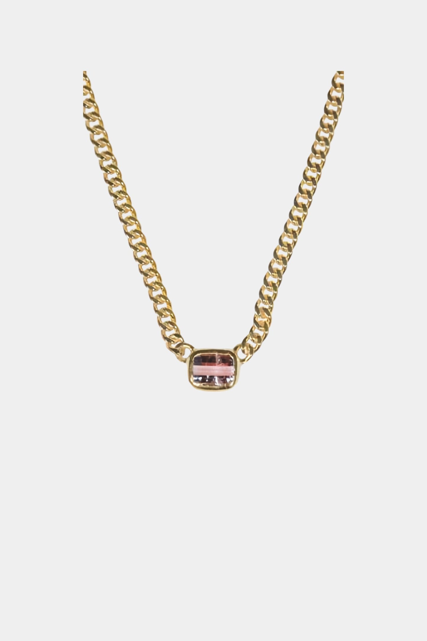 Baby Pink Tourmaline Choker