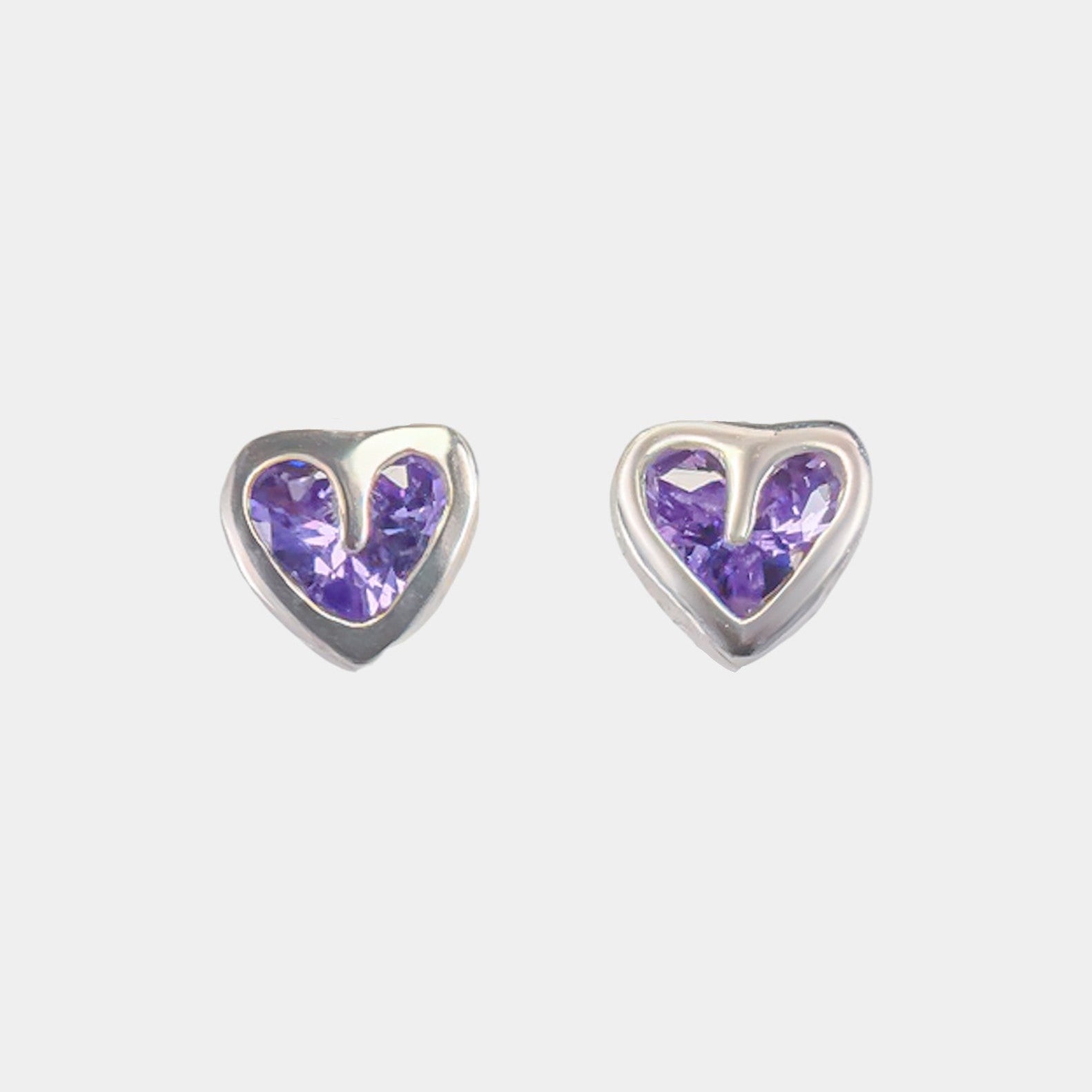 Tiny Heart Studs