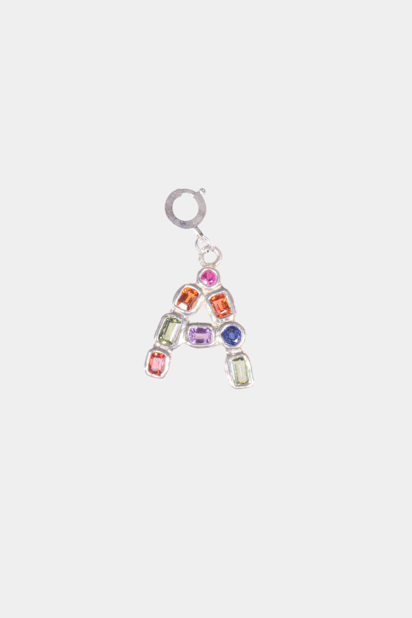 Sapphire Alphabet Charm