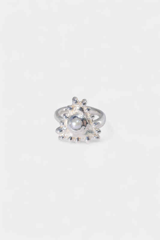 All Seeing Pearl Ring
