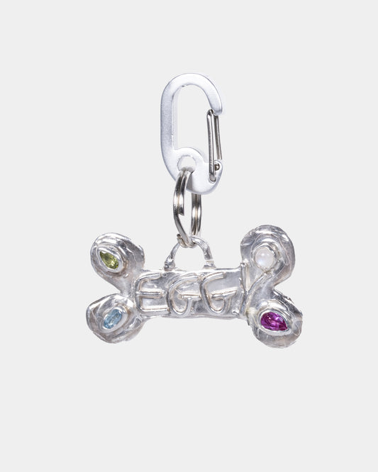 Bedazzled Bone Pet Tag