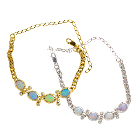 Opal Pin Bracelet