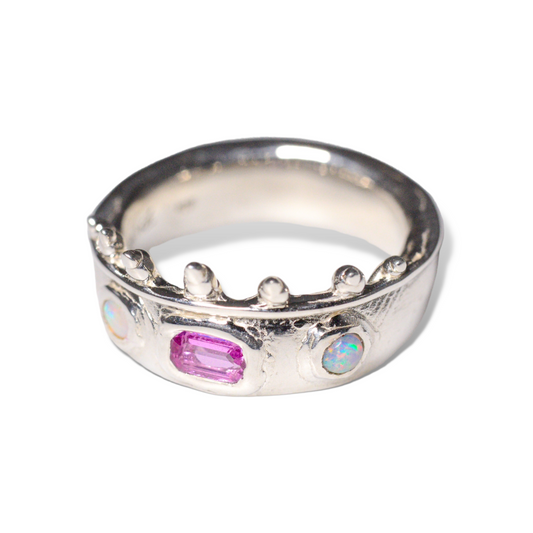 Little Crown Stacker Ring