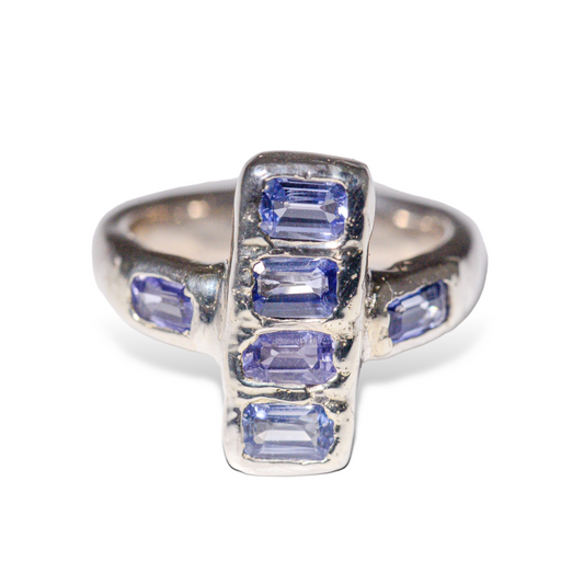Sapphire Tab Ring