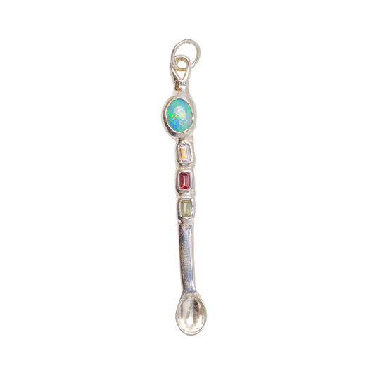 Sapphire Opal Spoon