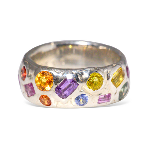 Rainbow Road Scatter Ring