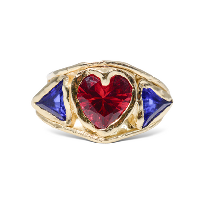 Outward Heart Ring
