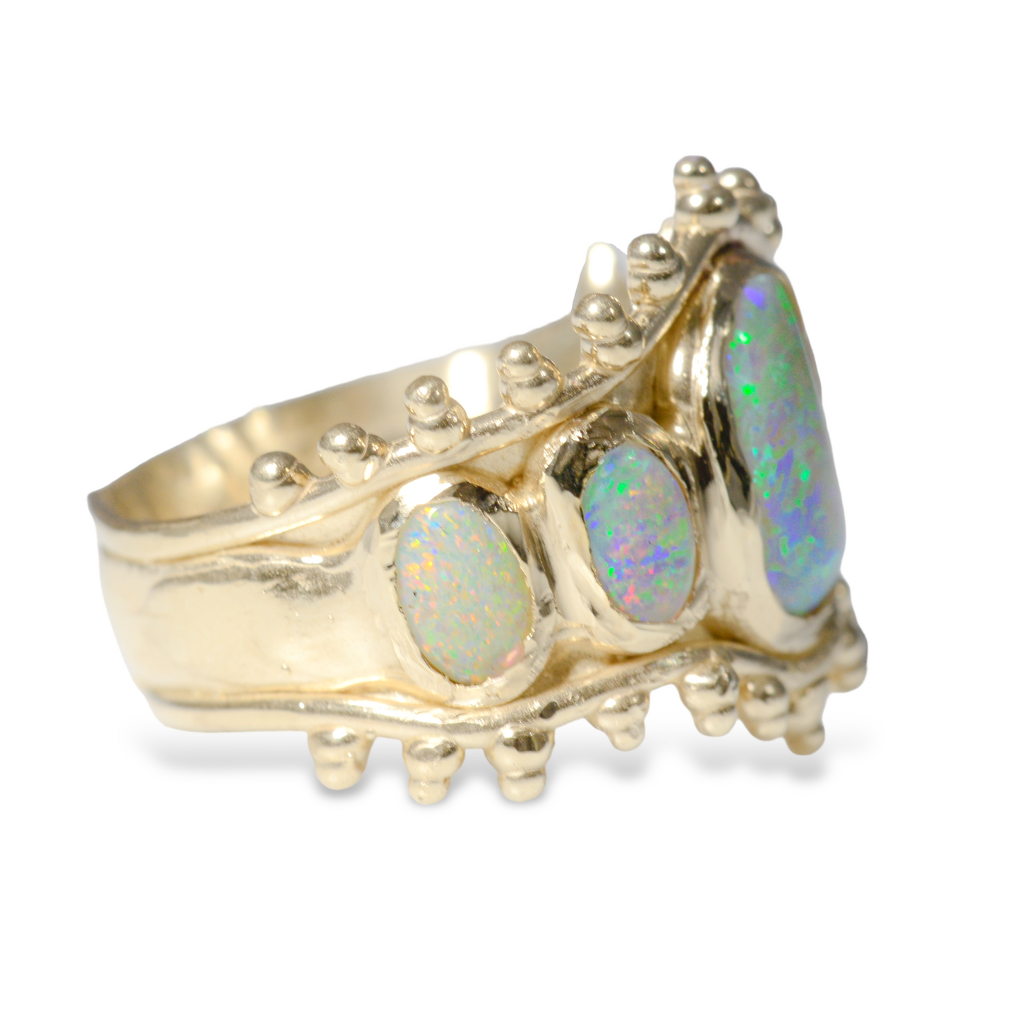Big Blobby Opal Ring