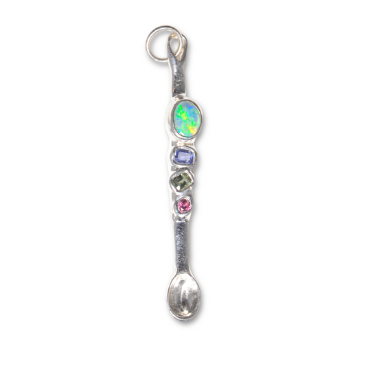 Round Opal Spoon