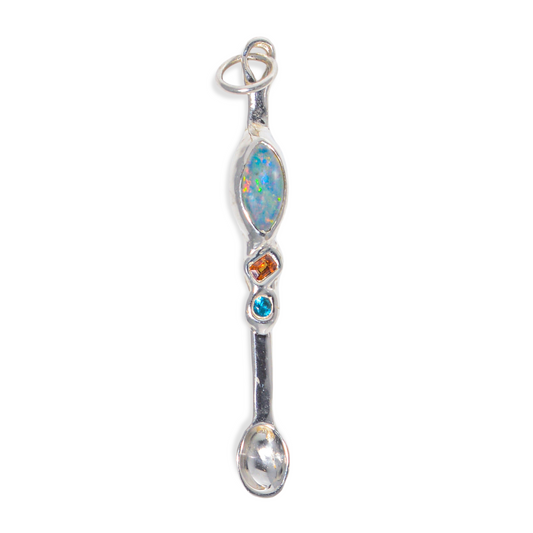 Opal Sapphire Spoon