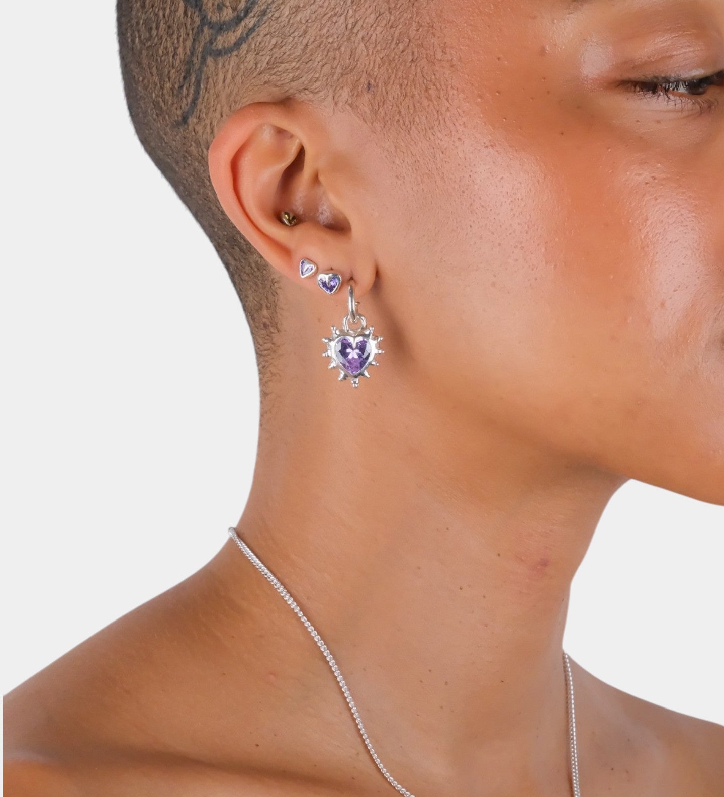 Tiny Heart Studs