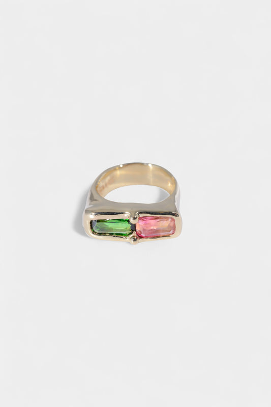Squished Together Ring