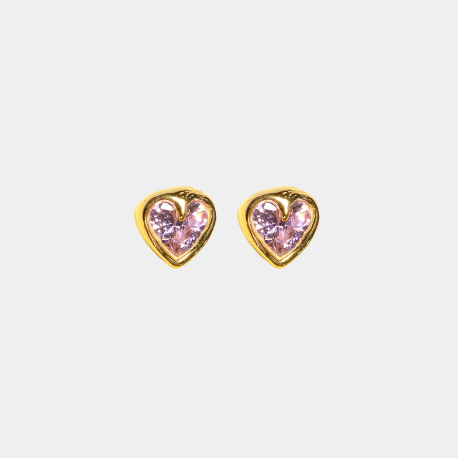 Tiny Heart Studs