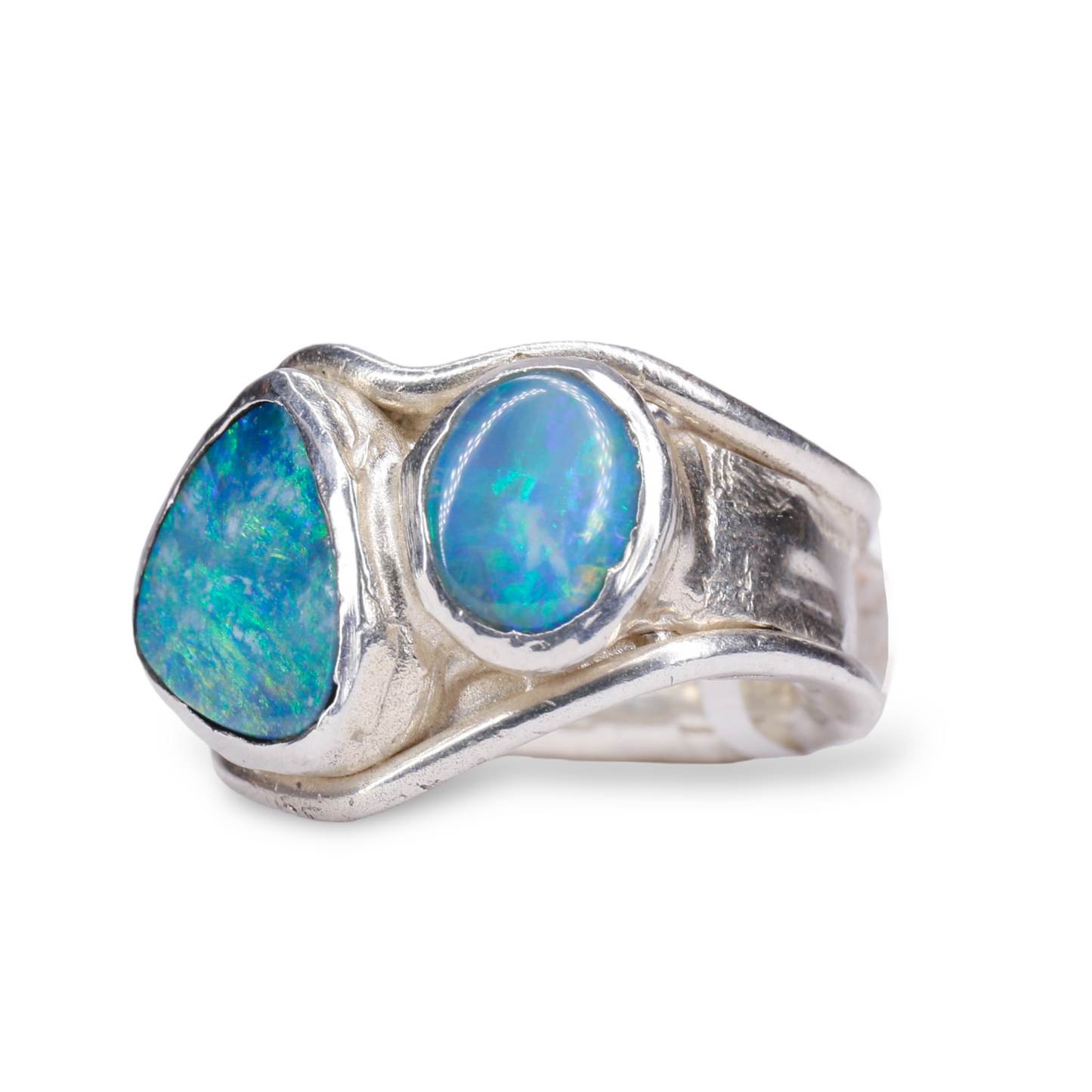 Opal Wave Ring