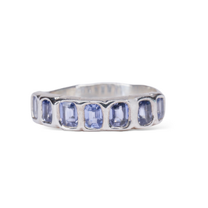 Blue Sapphire Stacker Band