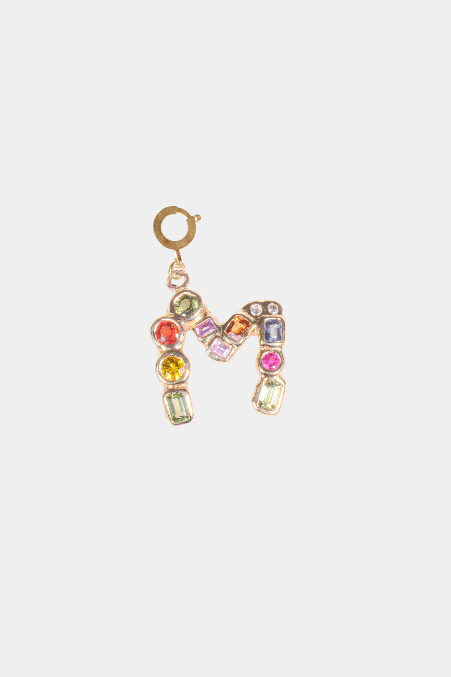 Sapphire Alphabet Charm