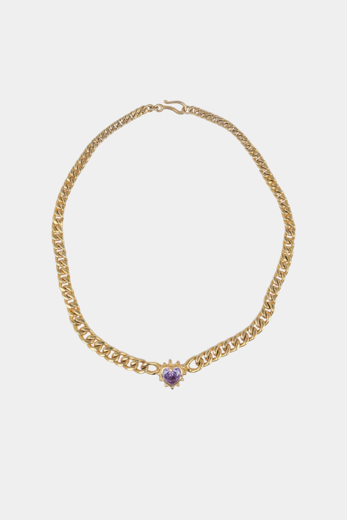 SAMPLE - Chained Purple Heart Necklace