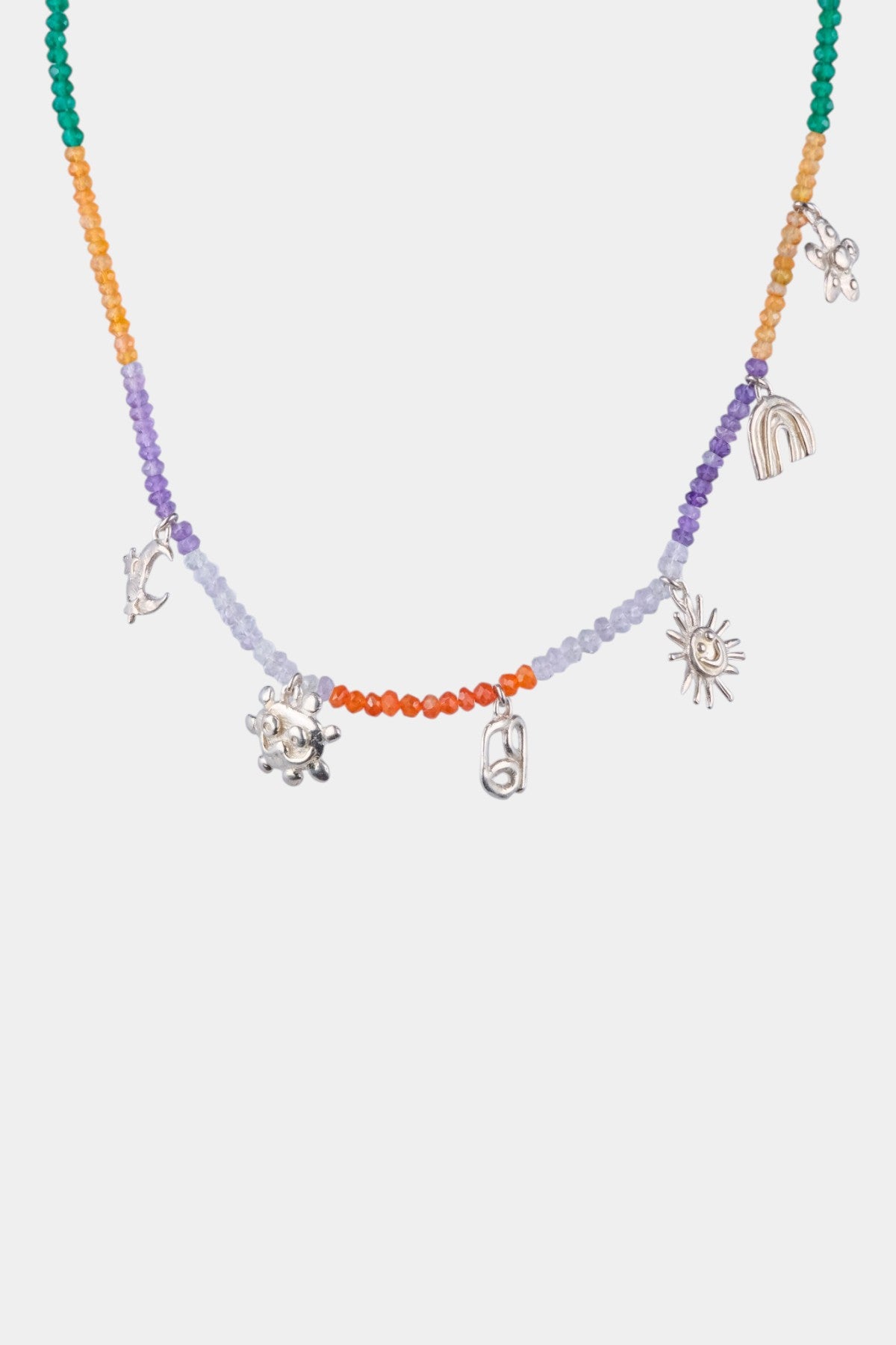 SAMPLE - Beaded Charm Necklace