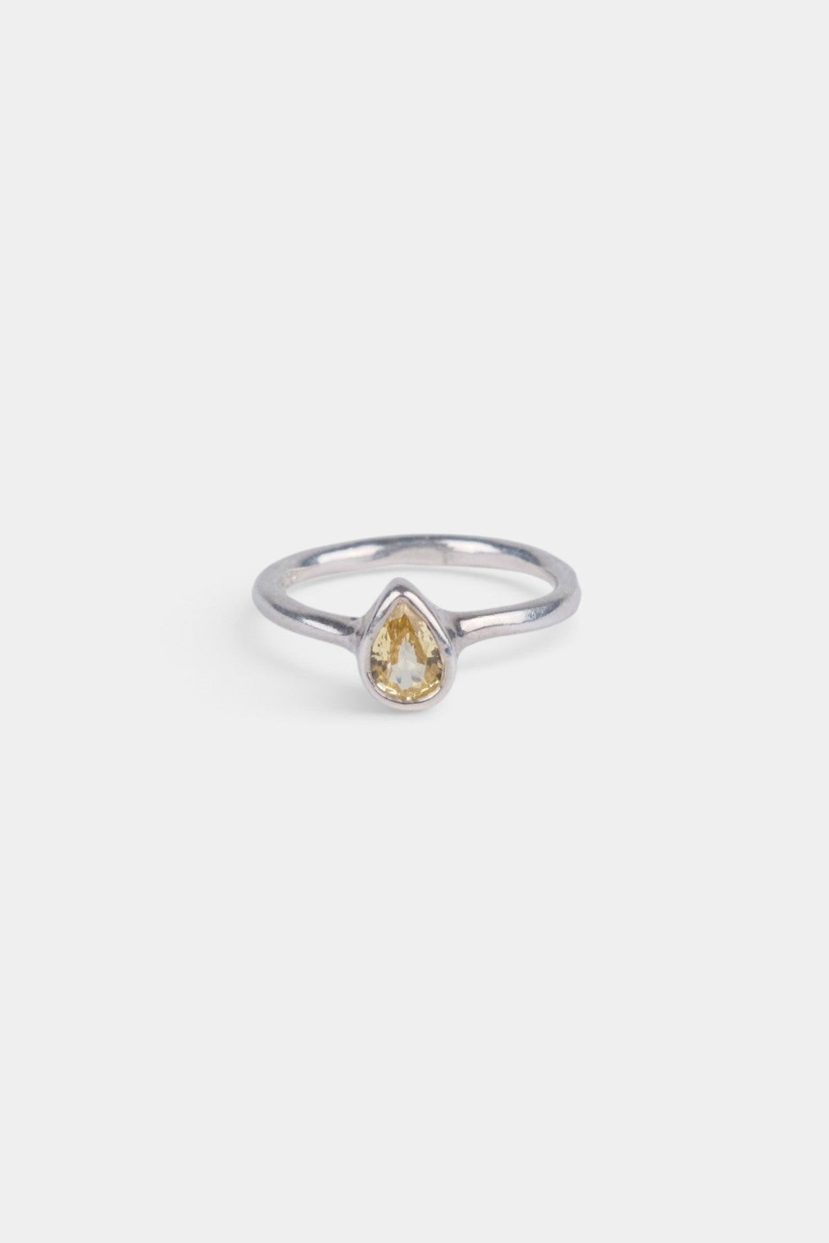 SAMPLE - Sapphire Droplet Ring 2