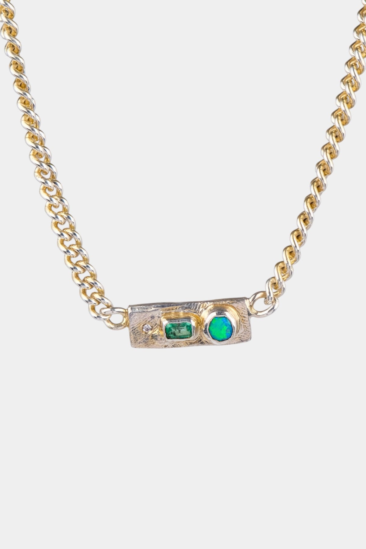 NQR - Opal Sapphire Necklace
