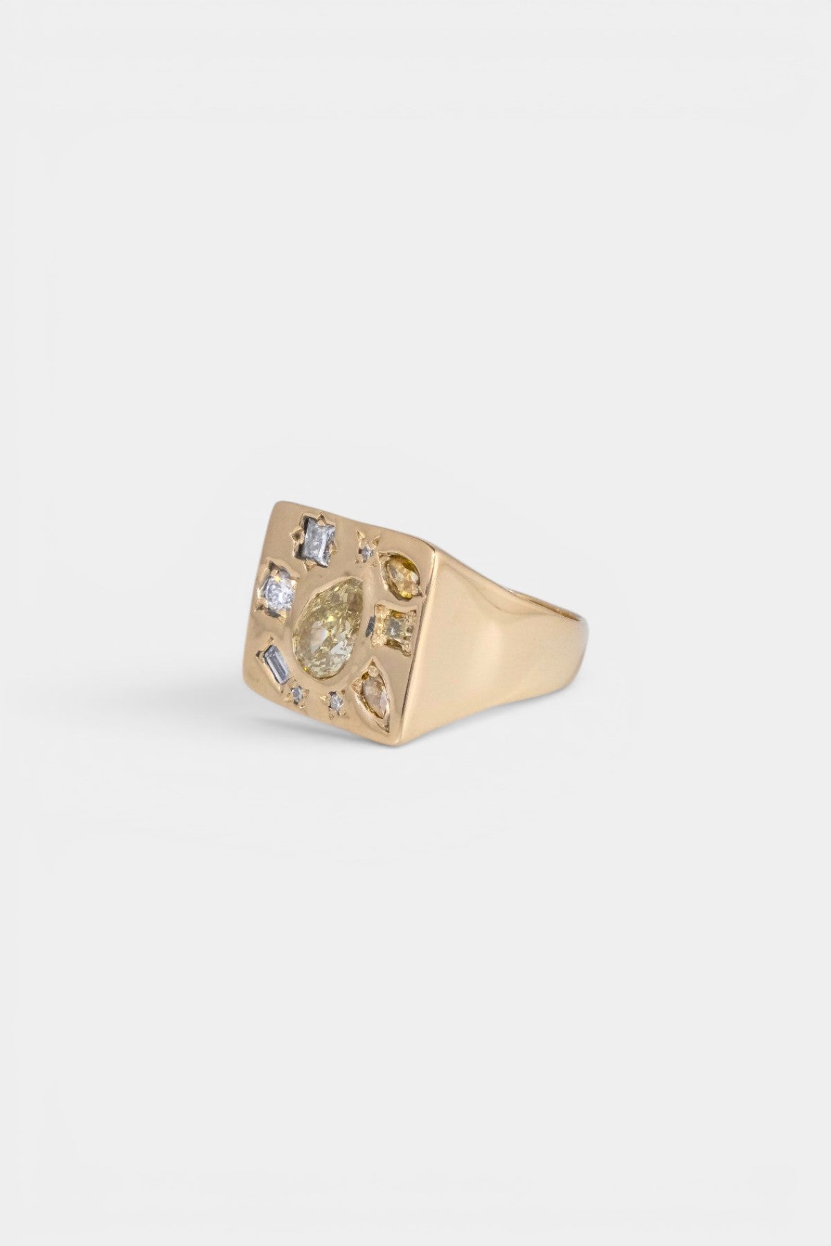 Mellow Yellow Signet Ring